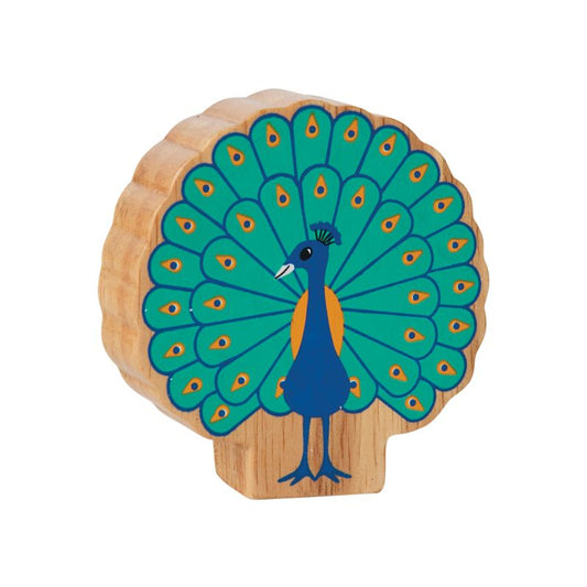 Lanka Kade - Wooden Blue and Green Peacock