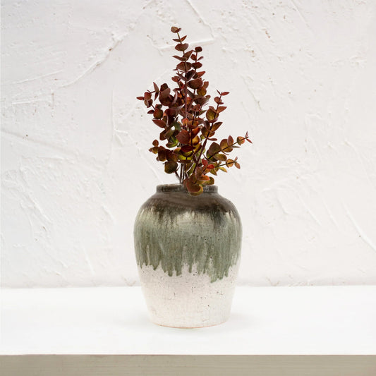 Dipped Crackle Glaze Vase Antheia - Large