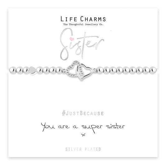 Life Charms - Super Sister Bracelet