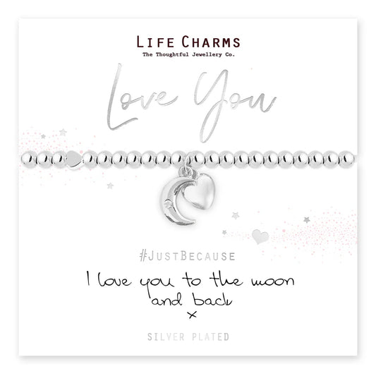 Life Charms - I Love You To The Moon & Back Bracelet