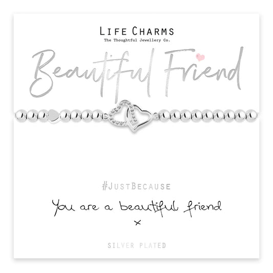 Life Charms - You Are A Beautiful Friend Bracelet