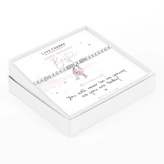 Life Charms - Happy Birthday Bestie Bracelet