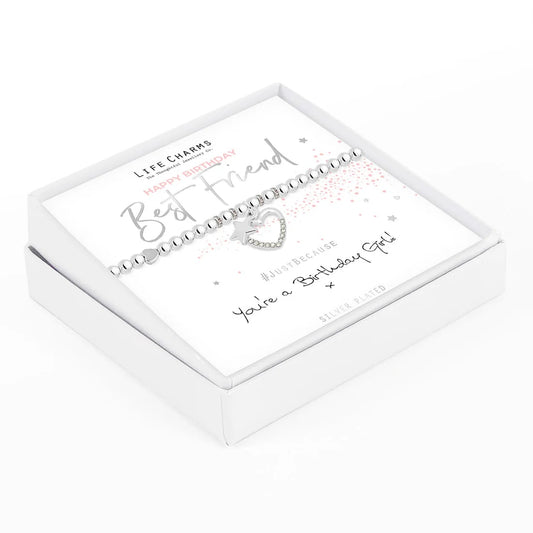 Life Charms - Happy Birthday Best Friend - Birthday Girl Bracelet