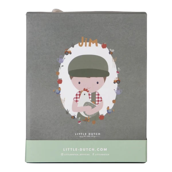 Little Dutch - Cuddle Doll - Farmer Jim With Chicken