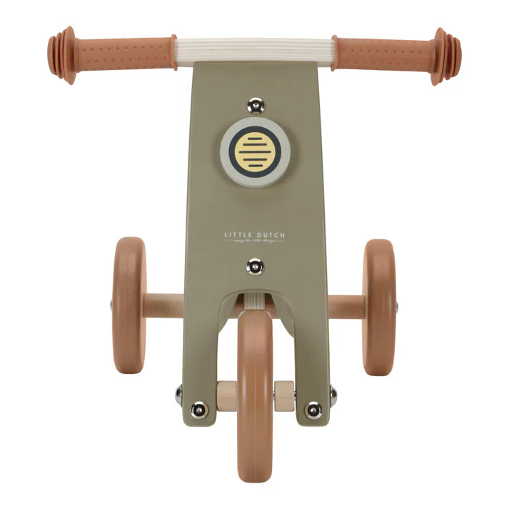 Little Dutch - Wooden Tricycle - Olive