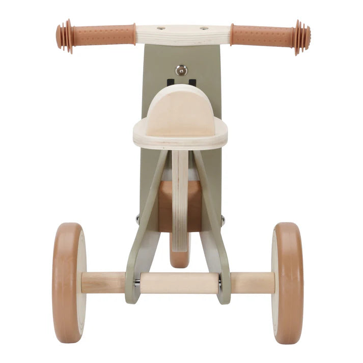 Little Dutch - Wooden Tricycle - Olive