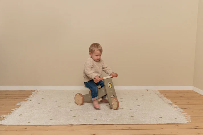 Little Dutch - Wooden Tricycle - Olive