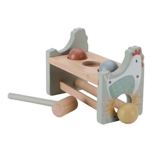 Little Dutch - Pounding Bench With Rolling Balls - Little Farm