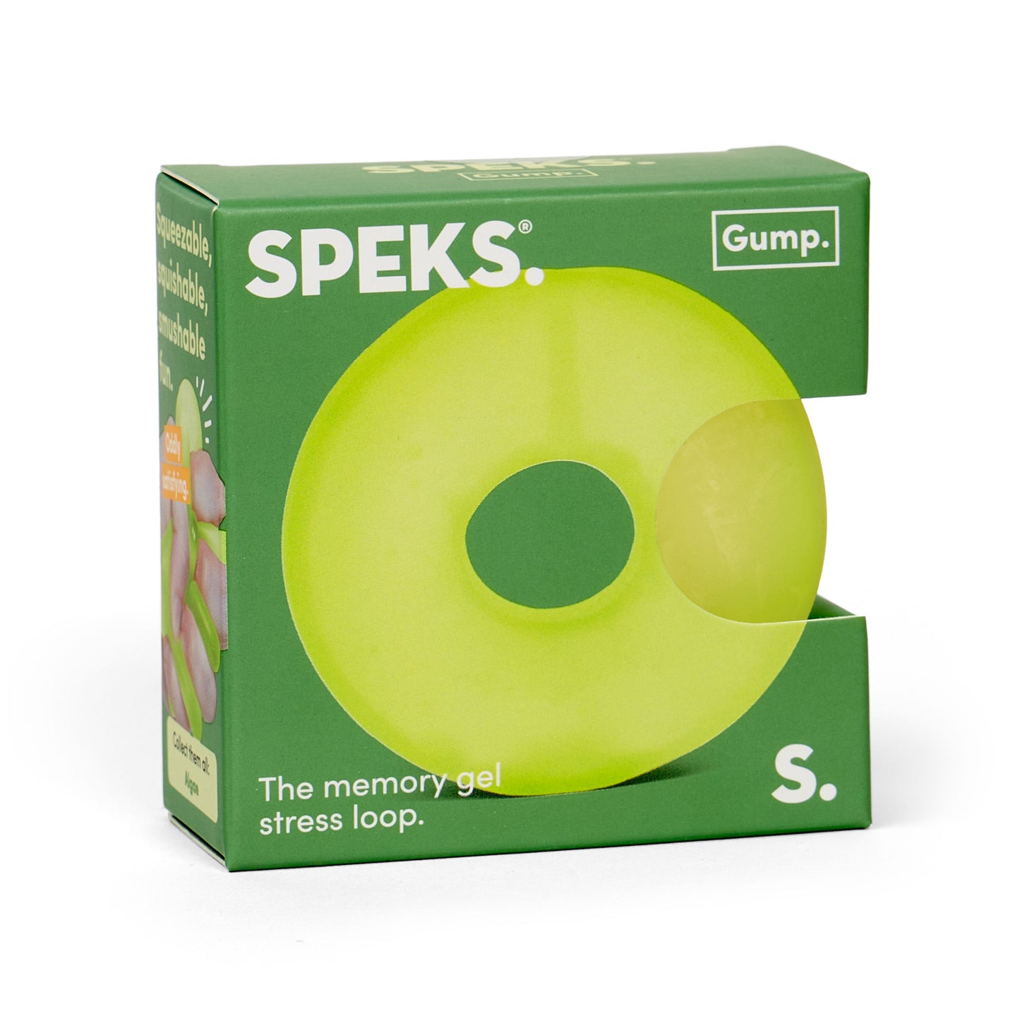 Speks - Gump Loop Memory Gel Stress Ring - Algae - Maximum One Per Order