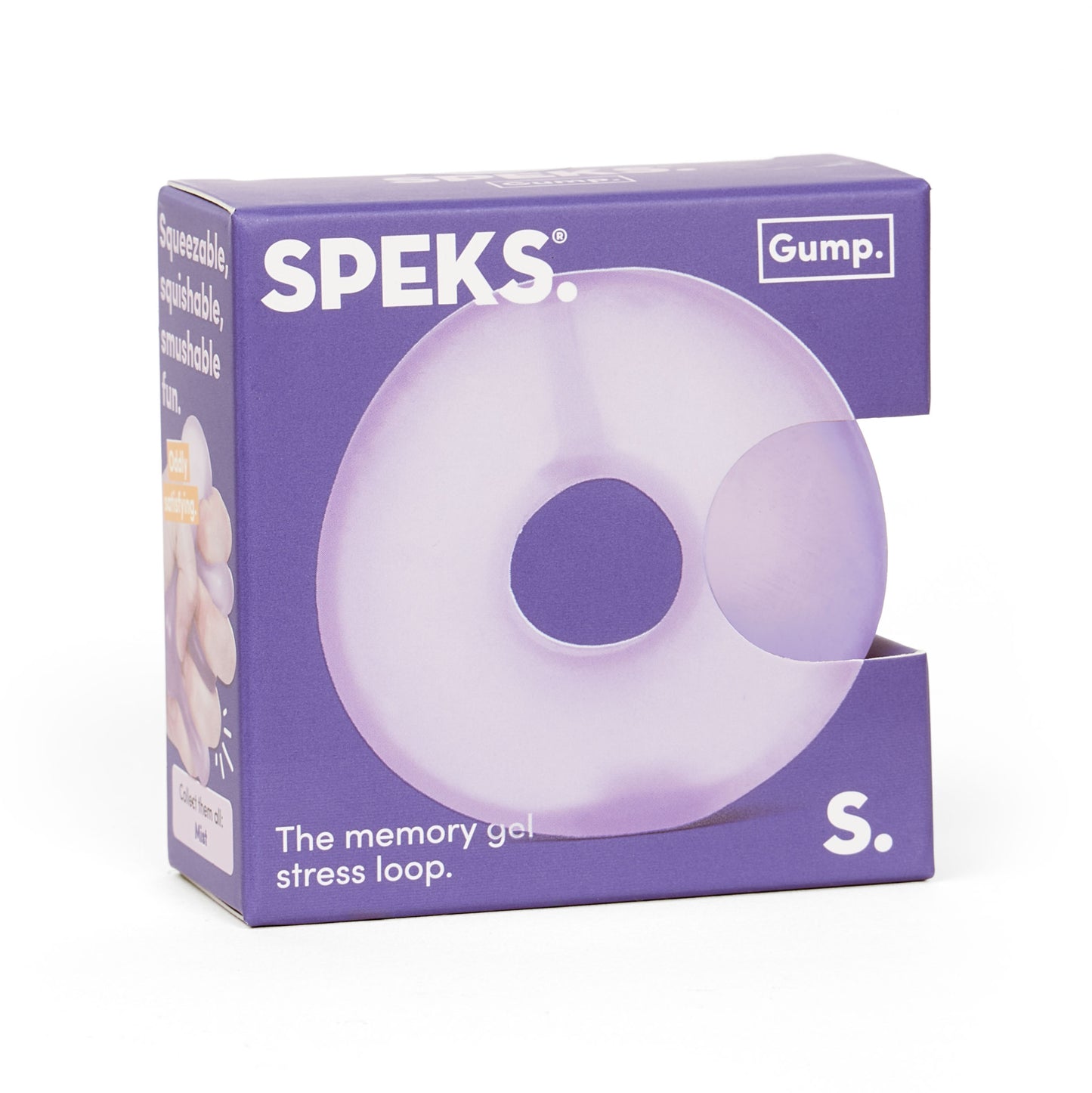Speks - Gump Loop Memory Gel Stress Ring - Mist - Maximum One Per Order