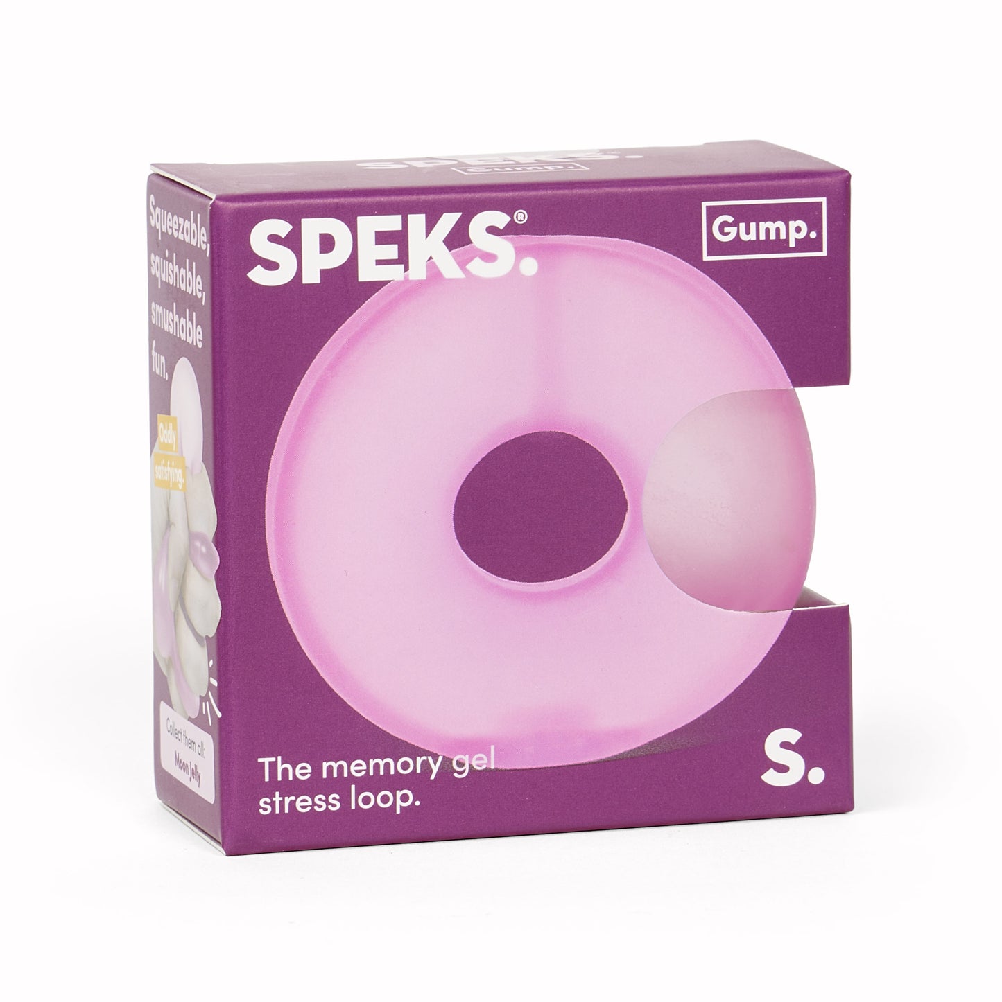Speks - Gump Loop Memory Gel Stress Ring - Moon Jelly - Maximum One Per Order