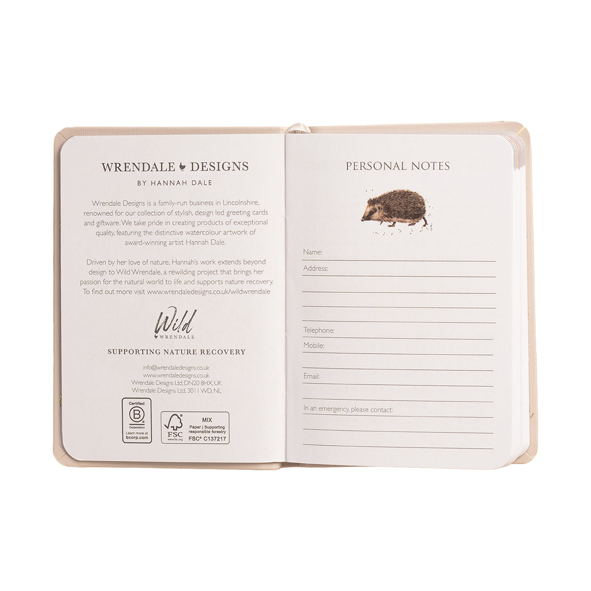 Wrendale Designs - Mini A7 Diary