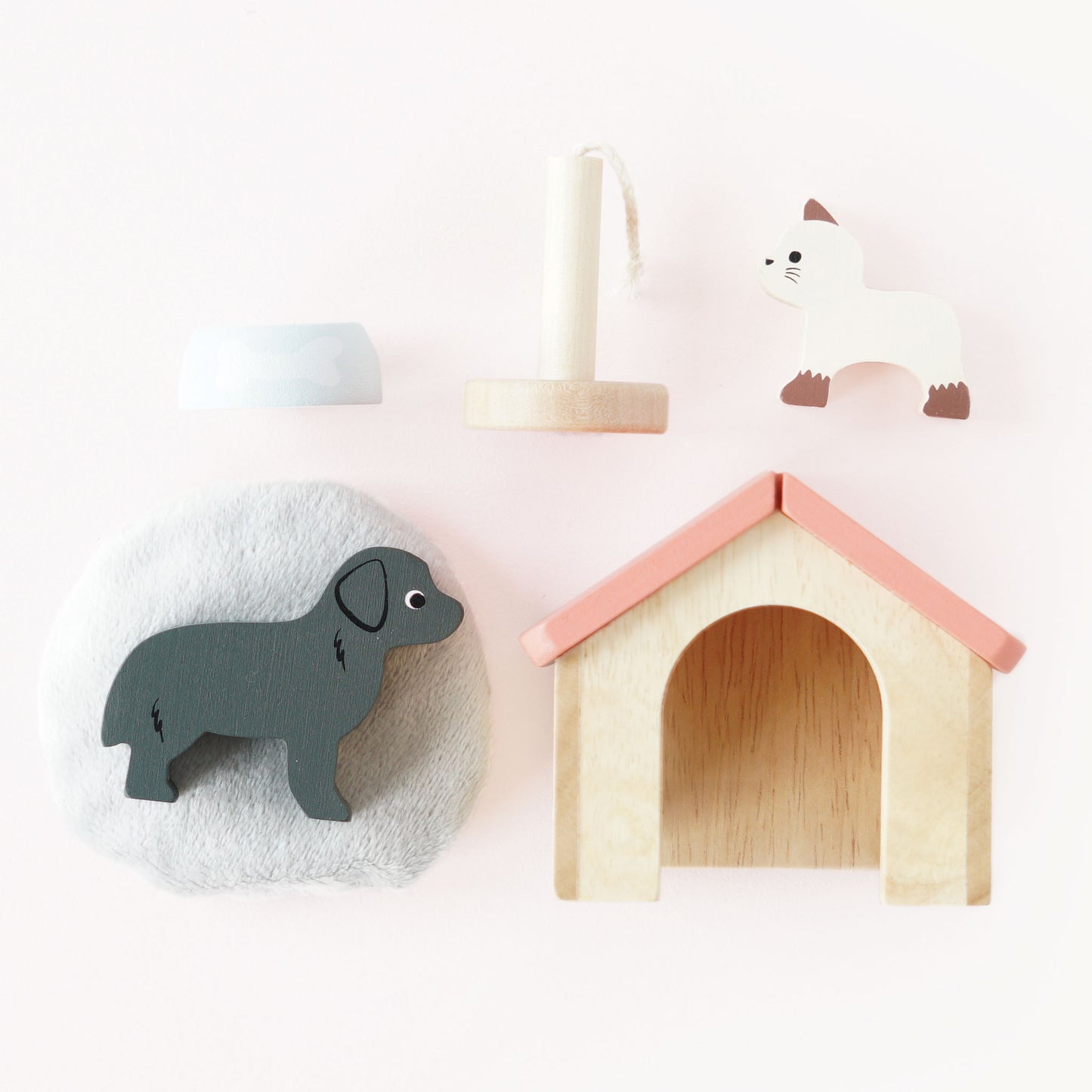Le Toy Van - Dolls House Pet Set - 6 Piece Set