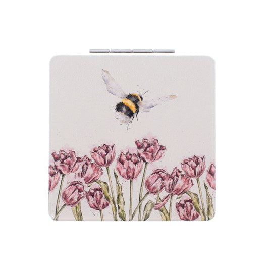 Wrendale Designs - 'Flight of the Bumblebee' Compact Mirror