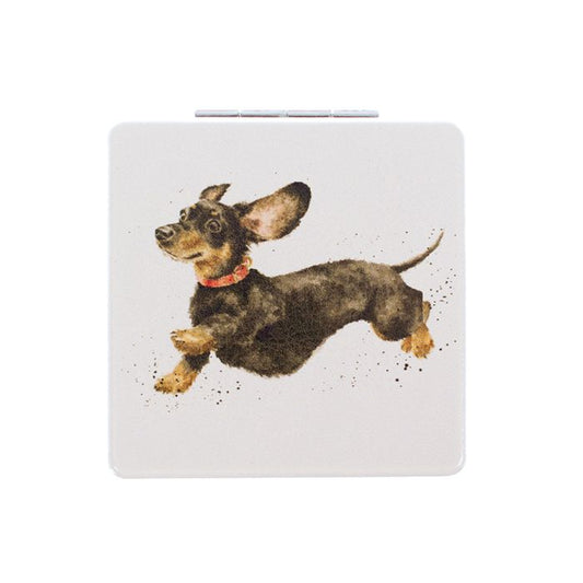 Wrendale Designs - 'That Friday Feeling' Dachshund Compact Mirror