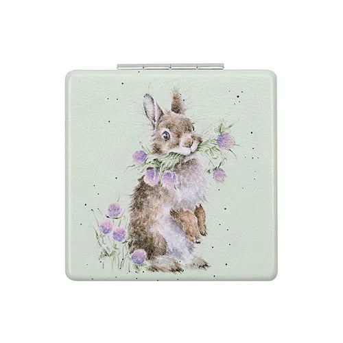 Wrendale Designs - 'Head Clover Heels' Rabbit Compact Mirror
