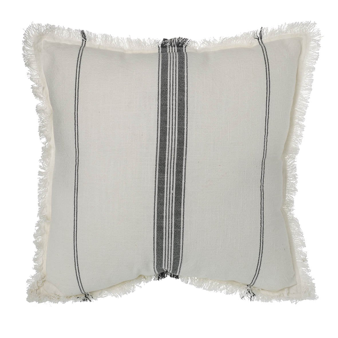 Moreton Strip Cushion White