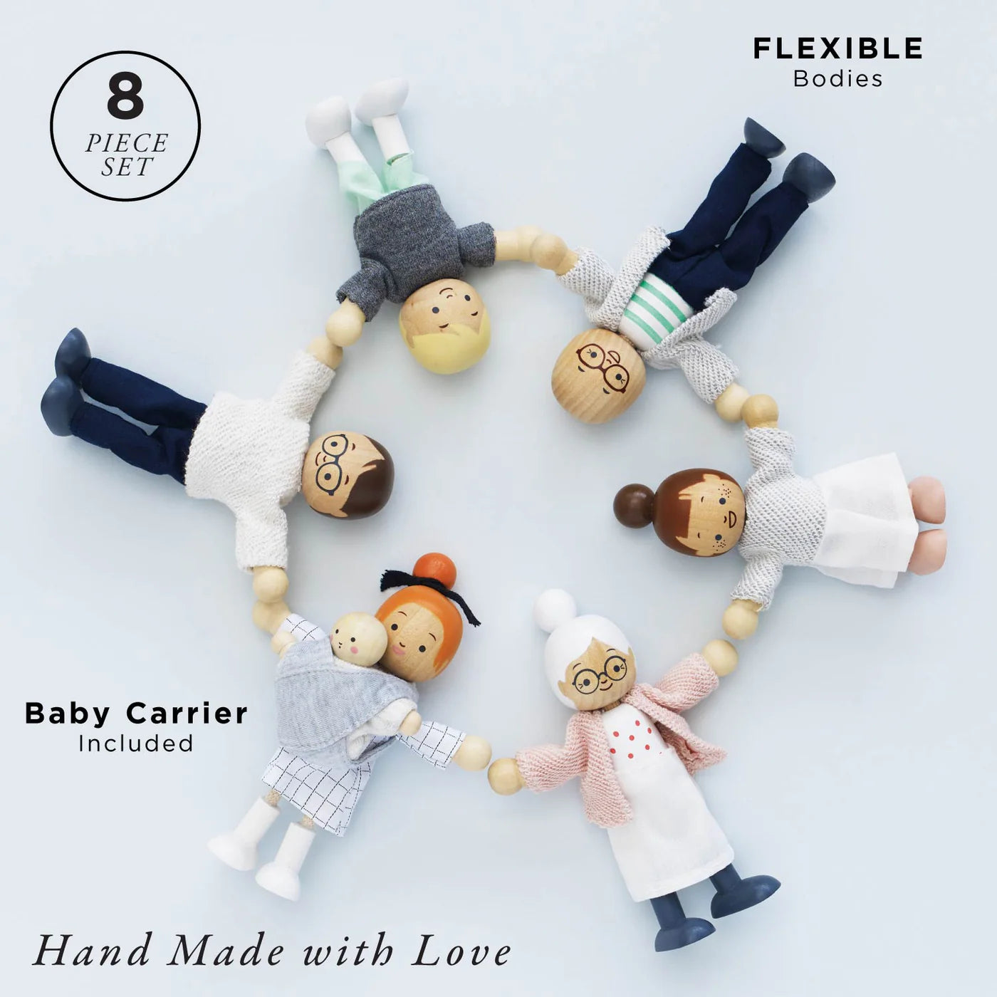 Le Toy Van - Wooden Dolls House Family