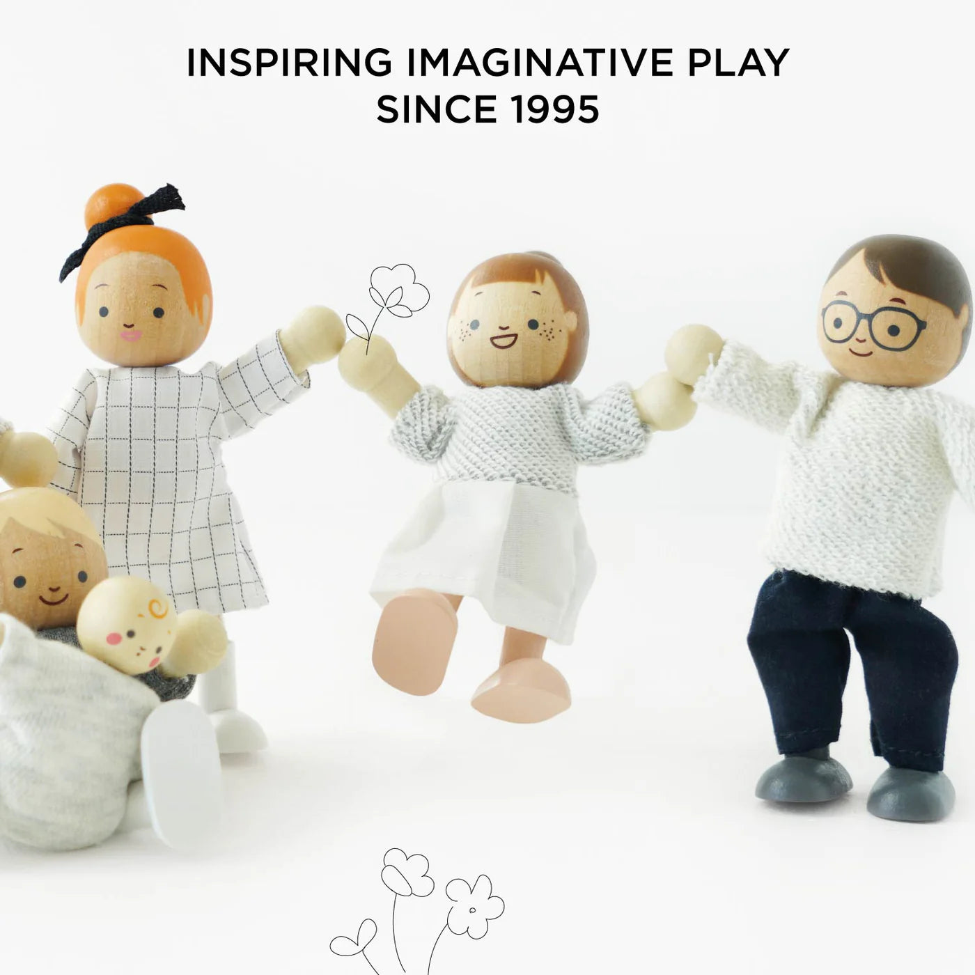 Le Toy Van - Wooden Dolls House Family