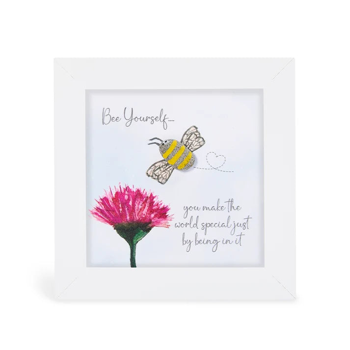 Pebble Art Pictures - 'Bee Yourself….you make the world special just by being in it'