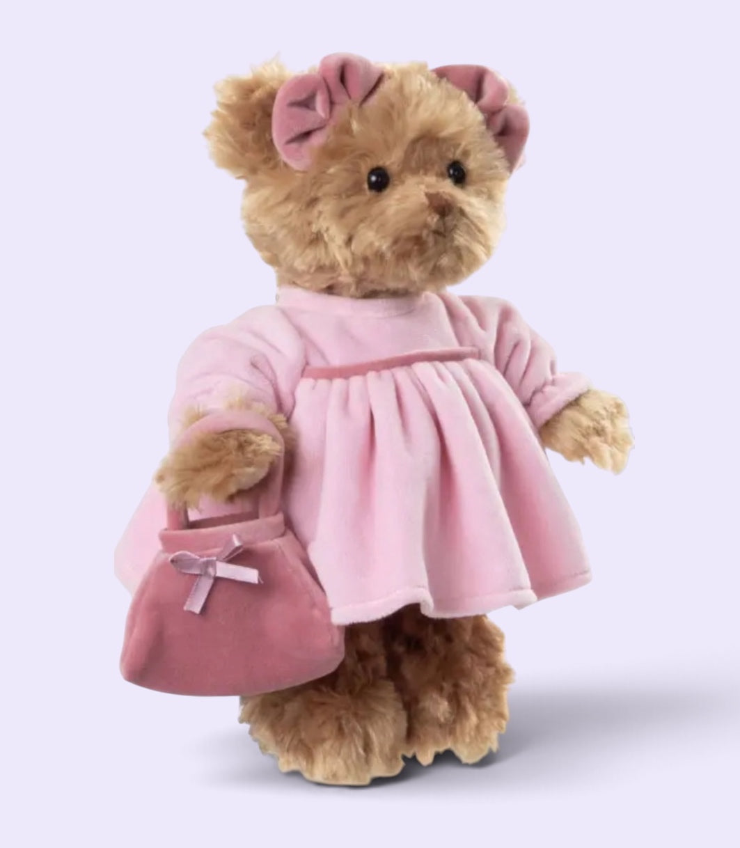 Bukowski Bears - Beautiful Ellen Teddy Bear With Pink Handbag