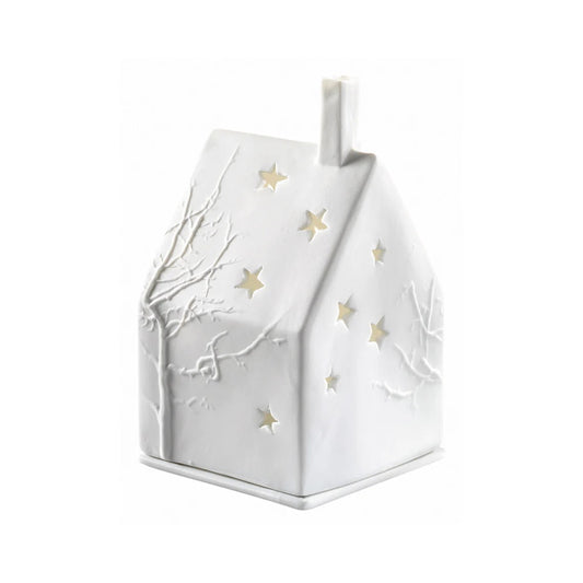 Rader -  Tree & Stars Porcelain Tealight House