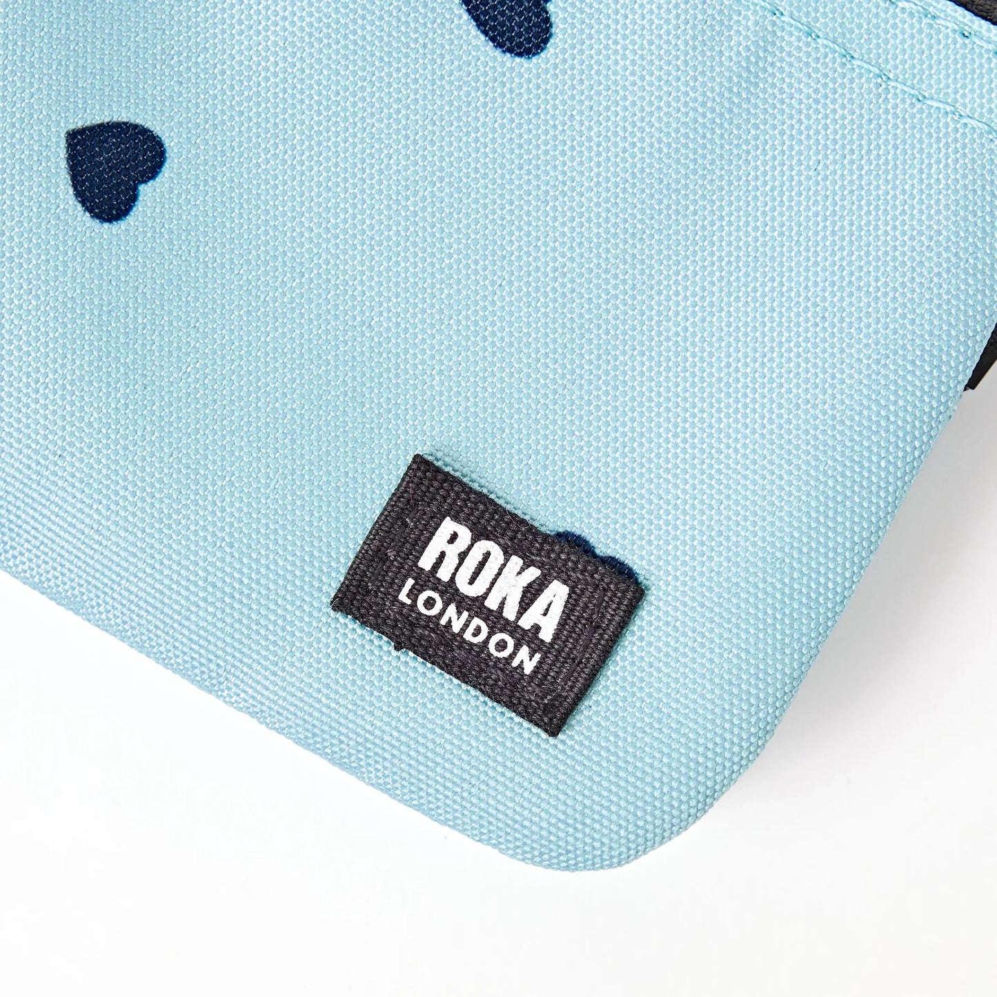 Roka - Carnaby Wallet in Heart Print