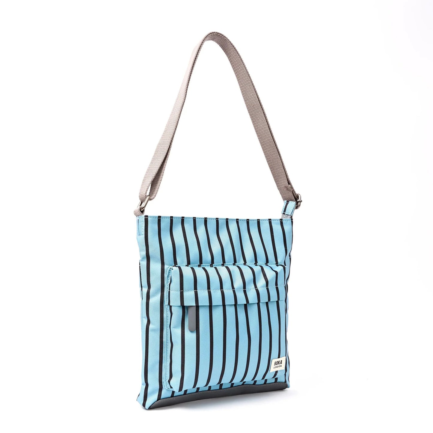 Roka - Kennington Crossbody Bag in Blue Stripe