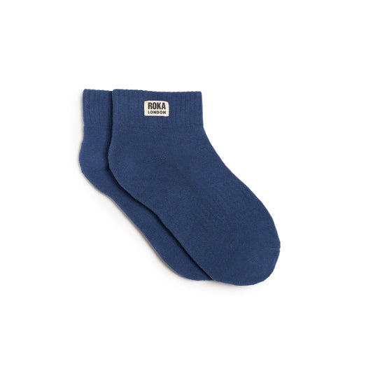 Roka - Wembley Organic Cotton Socks - Coastal Blue