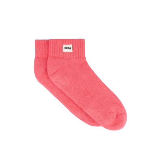 Roka - Wembley Organic Cotton Socks - Coral
