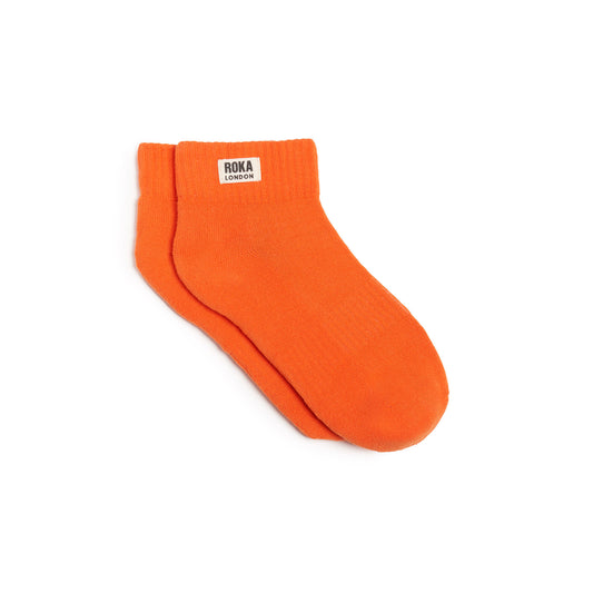 Roka - Wembley Organic Cotton Socks - Mandarin
