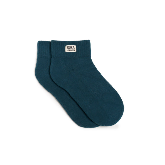 Roka - Wembley Organic Cotton Socks - Teal