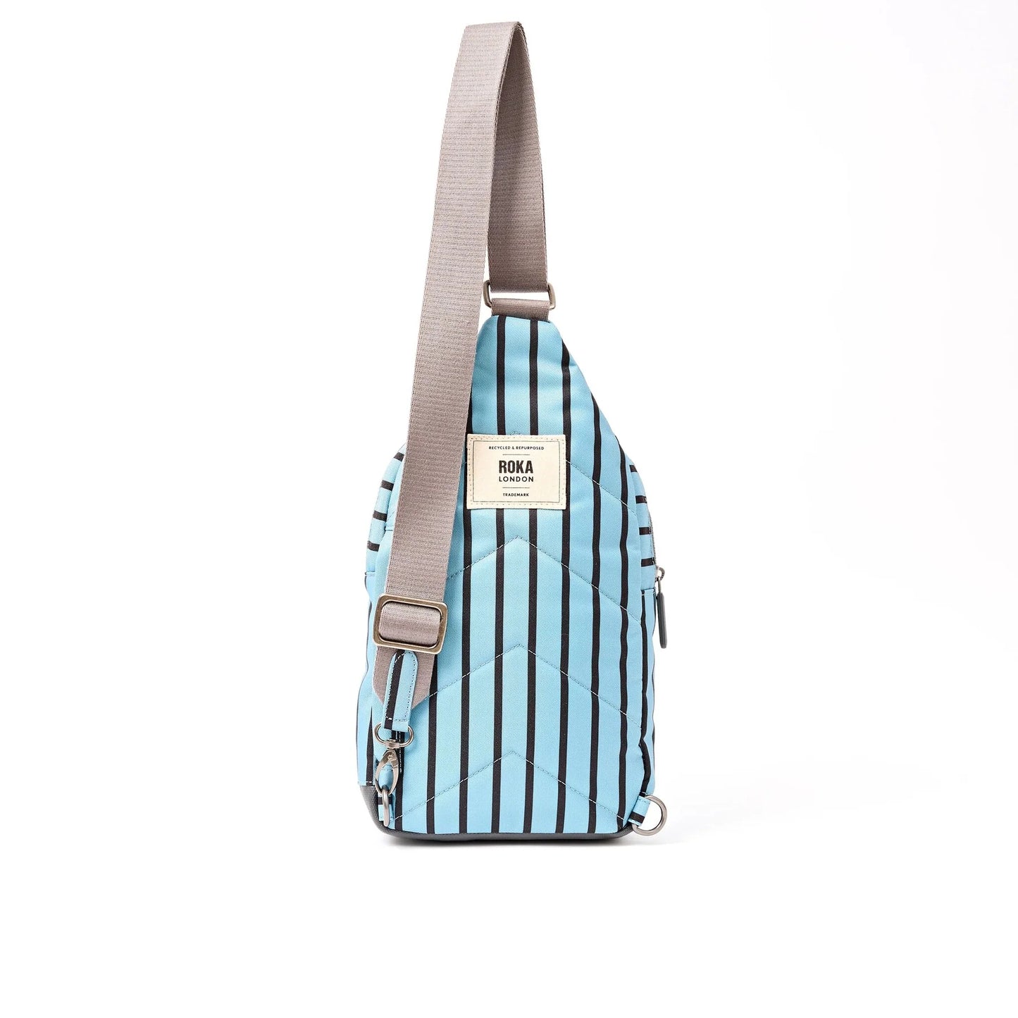 Roka - Willesden Sling Bag in Blue Stripe