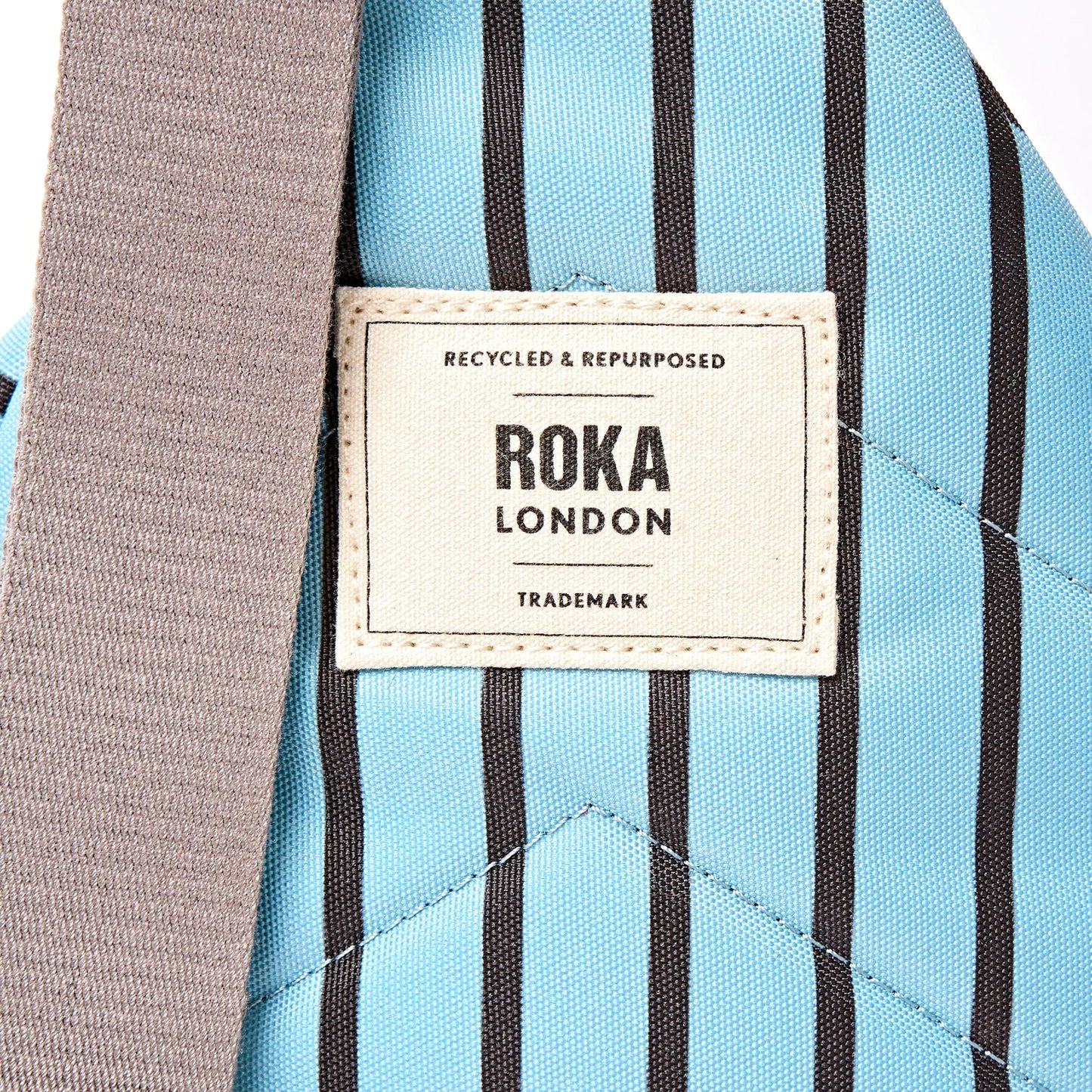Roka - Willesden Sling Bag in Blue Stripe