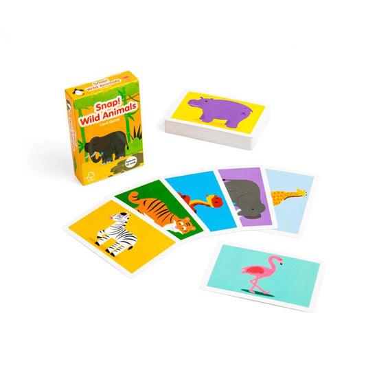 Bigjigs - Wild Animals Snap Card Game