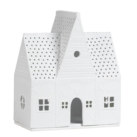 Rader - Gingerbread House - Porcelain Tea Light House - Large