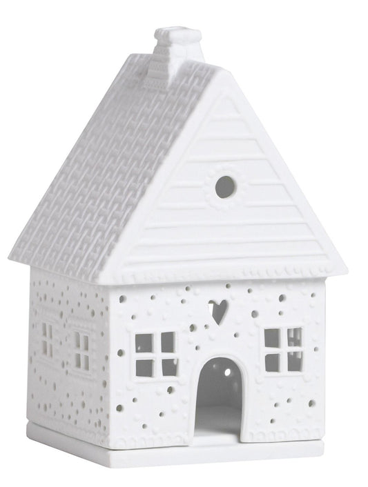 Rader - Gingerbread House - Porcelain Tea Light House - Small
