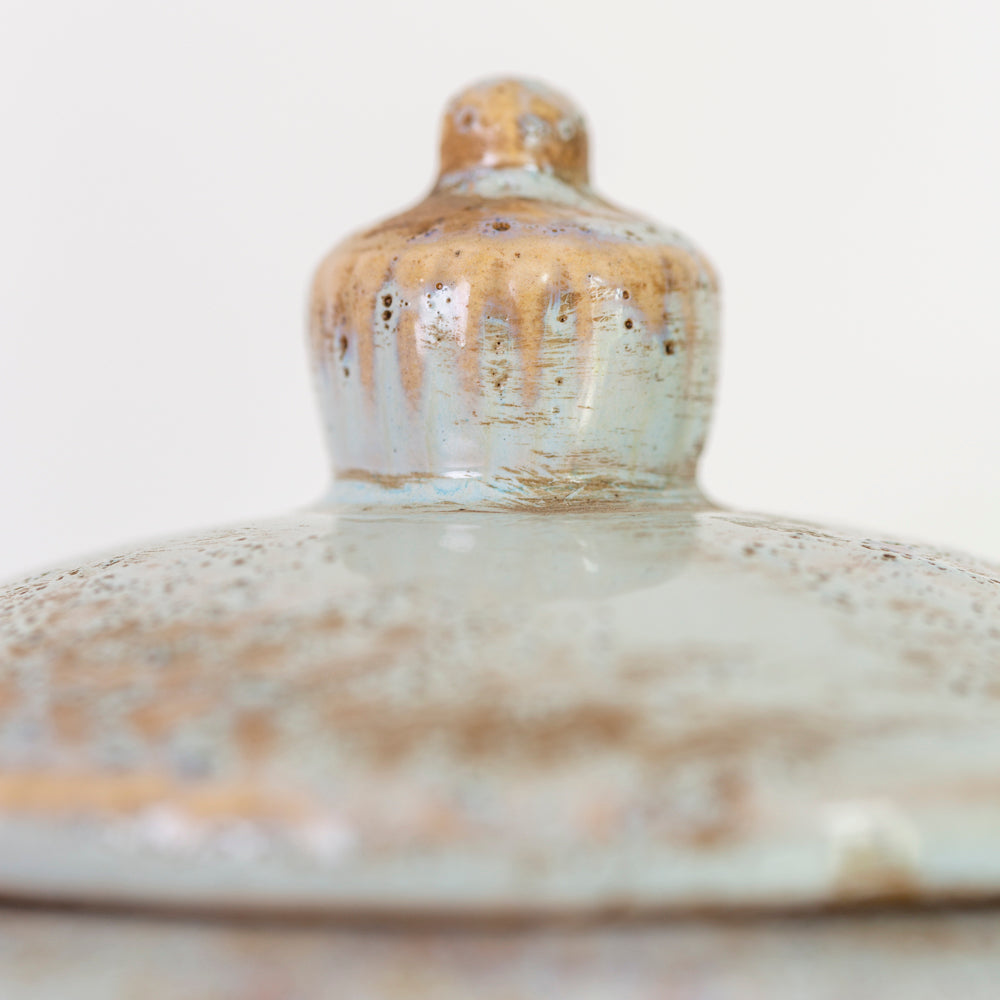 Rustic Jar with Lid