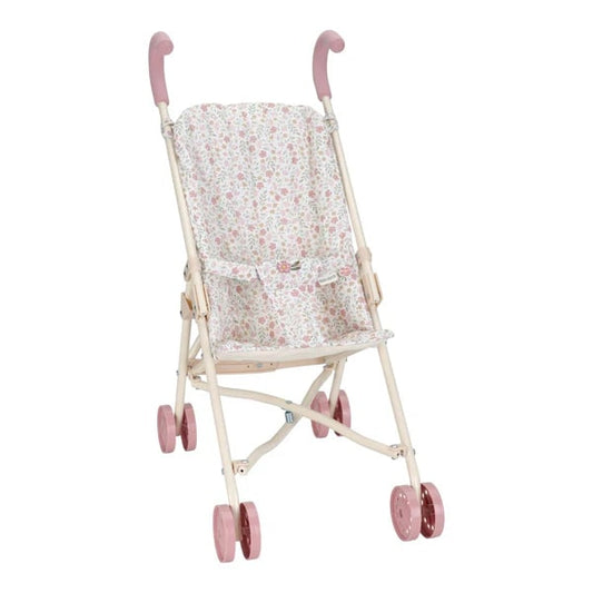 Little Dutch - Metal Doll Stroller - White