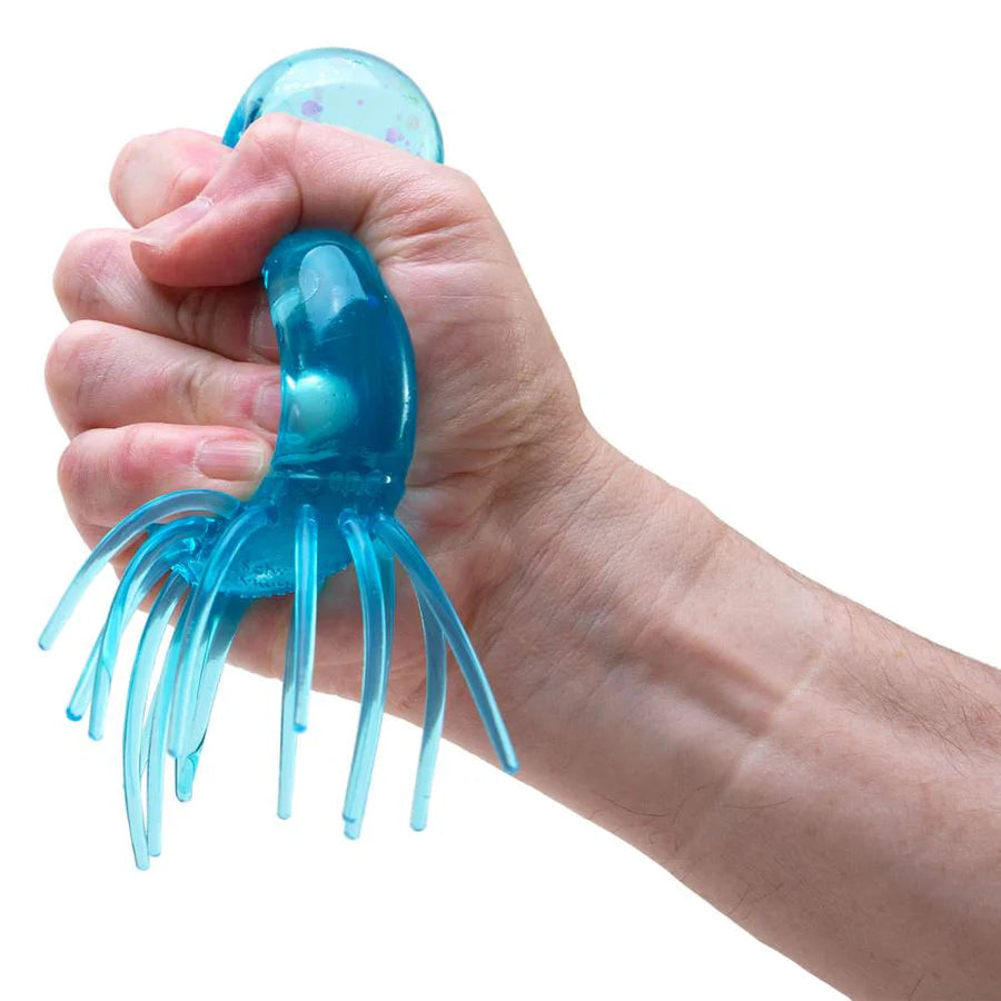 Needoh - Jelly Squish Squeezy Stretchy Jellyfish Fidget Toy - Maximum One Per Customer