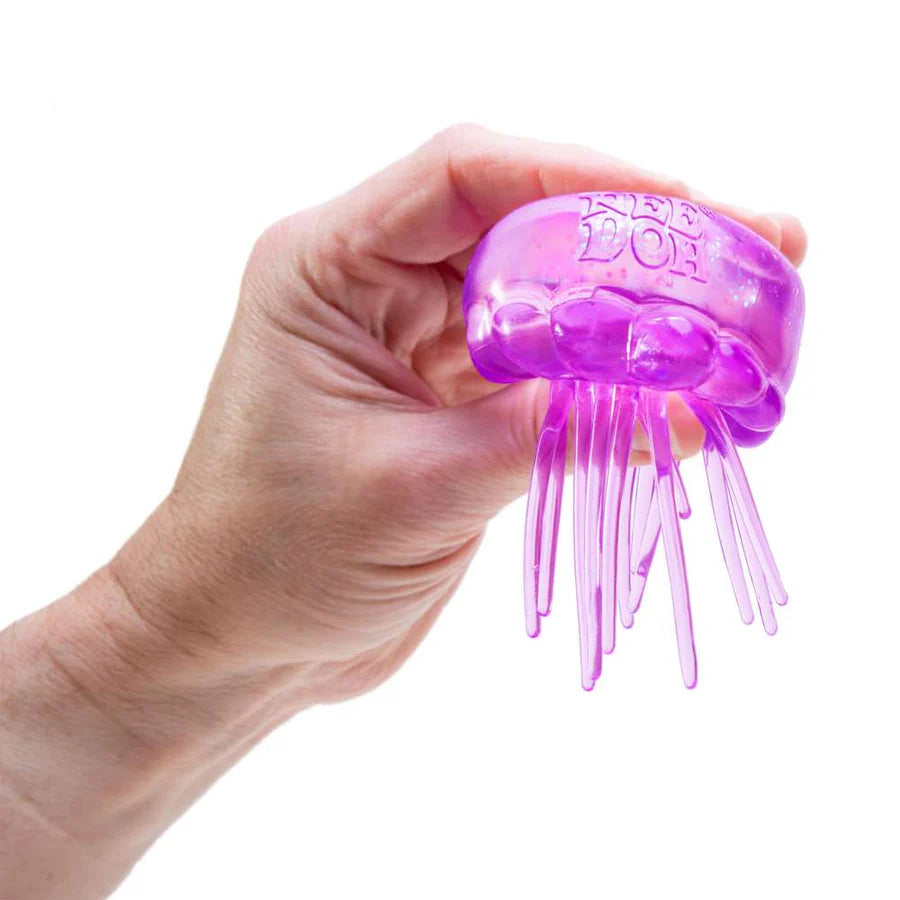 Needoh - Jelly Squish Squeezy Stretchy Jellyfish Fidget Toy - Maximum One Per Customer