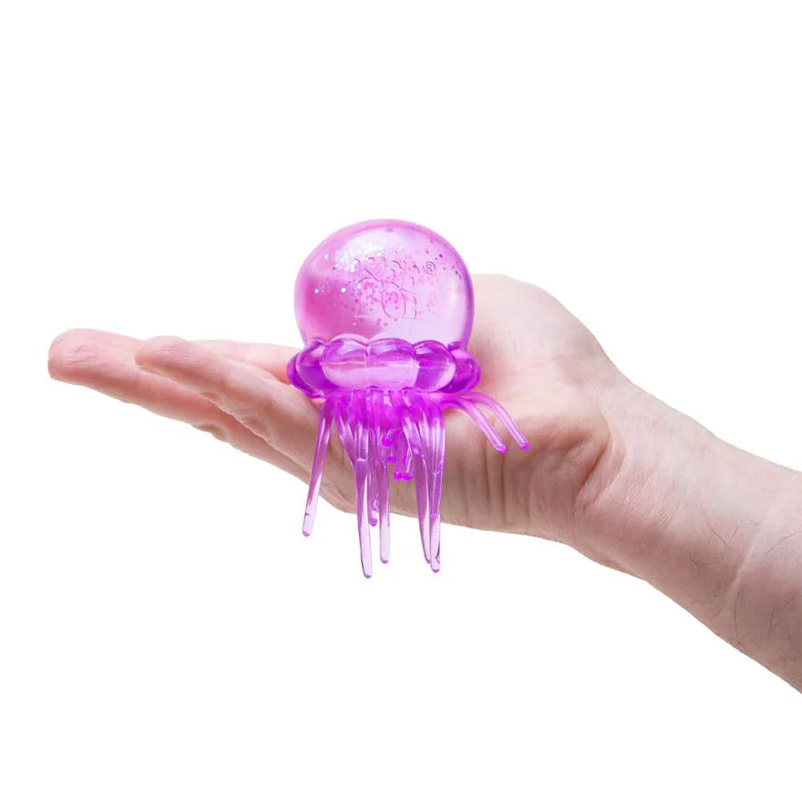 Needoh - Jelly Squish Squeezy Stretchy Jellyfish Fidget Toy - Maximum One Per Customer