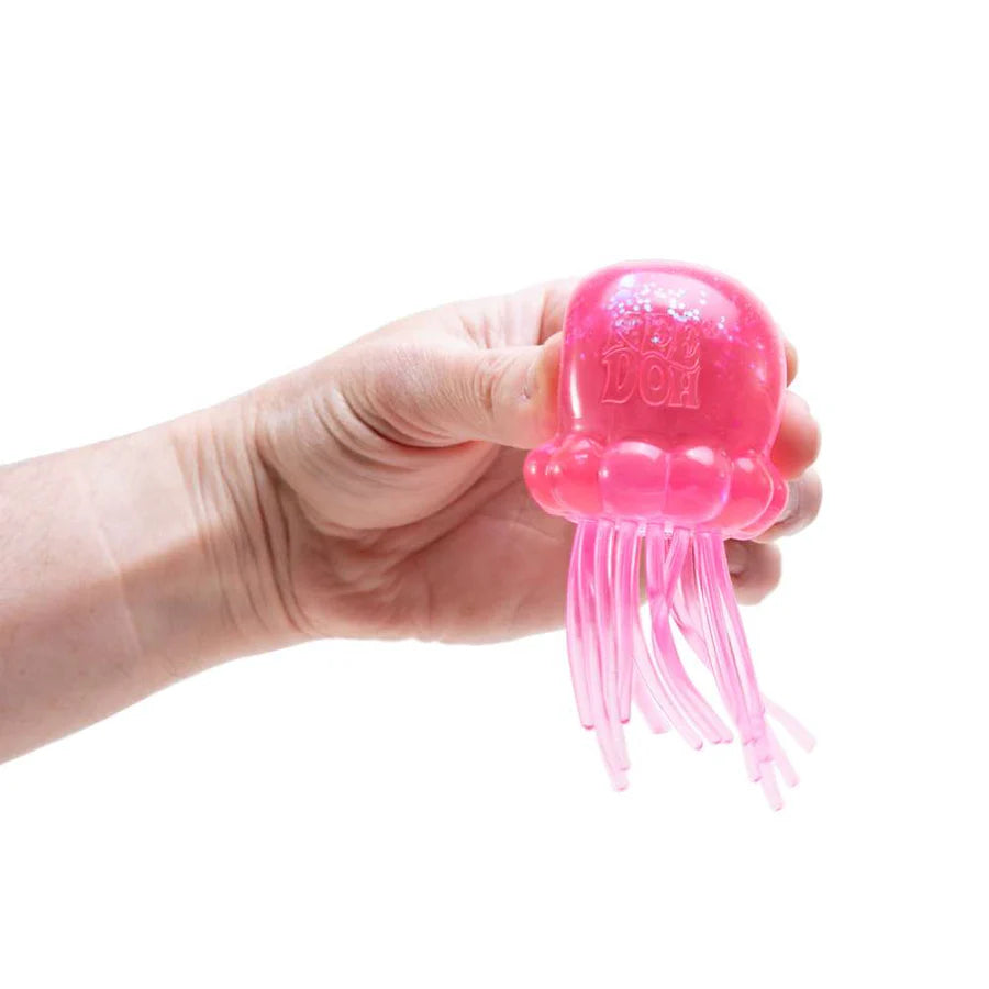 Needoh - Jelly Squish Squeezy Stretchy Jellyfish Fidget Toy - Maximum One Per Customer