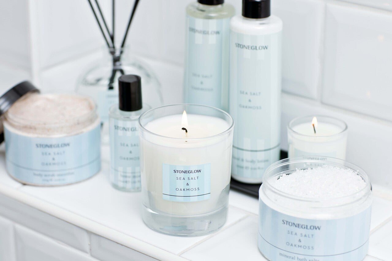 Stoneglow - Modern Classics - Sea Salt & Oakmoss Scented Candle