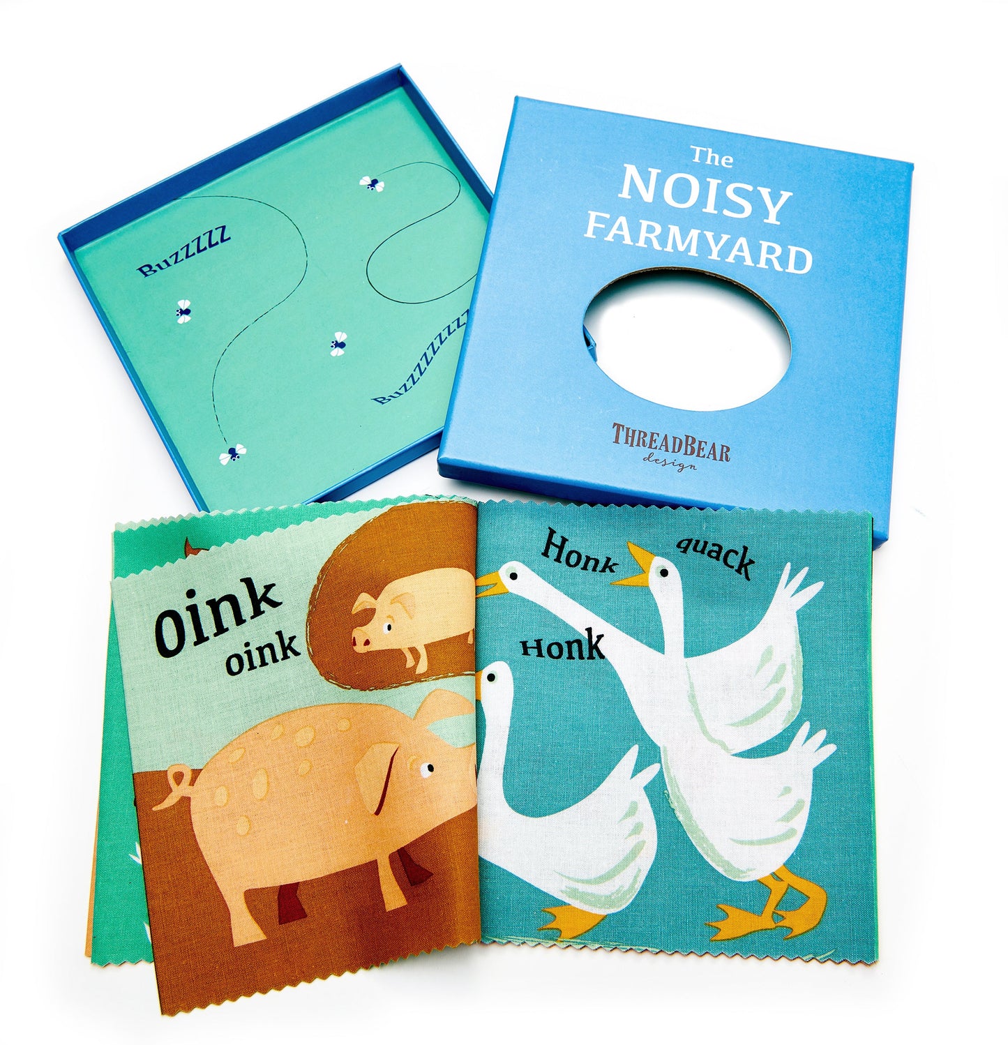Threadbear - The Noisy Farmyard Rag Book