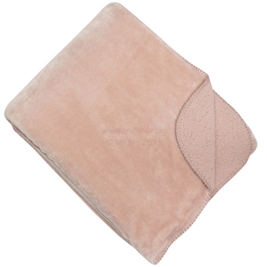 Malini - Cosy Light Pink Throw