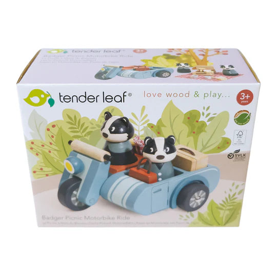 Tender Leaf - Badger Picnic Motorbike Ride
