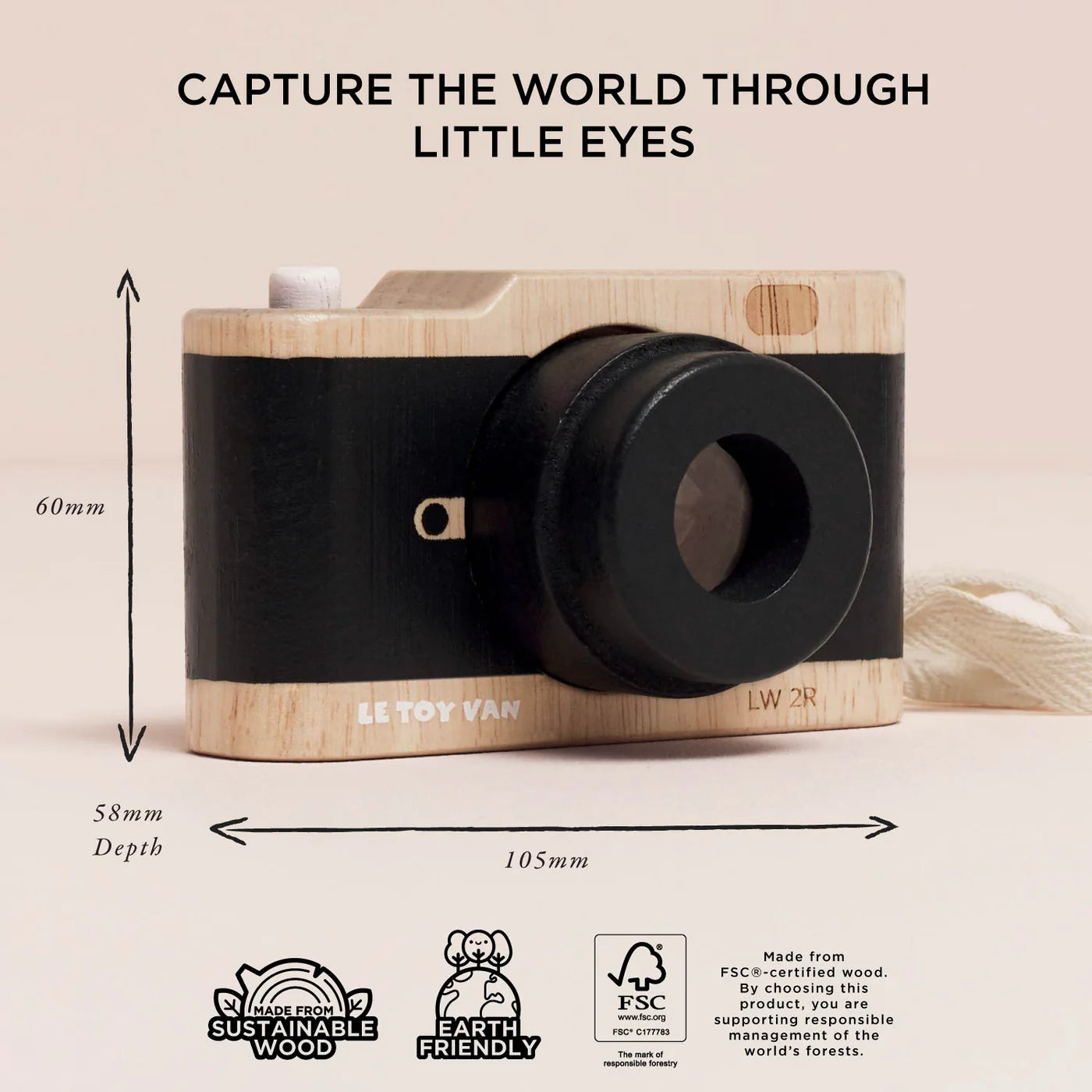 Le Toy Van - Wooden Retro Camera