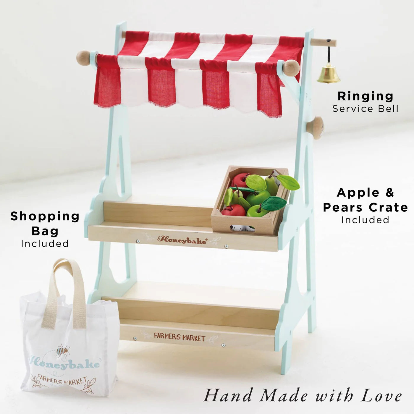 Le Toy Van - Wooden Market Stall & Fruit Play Food