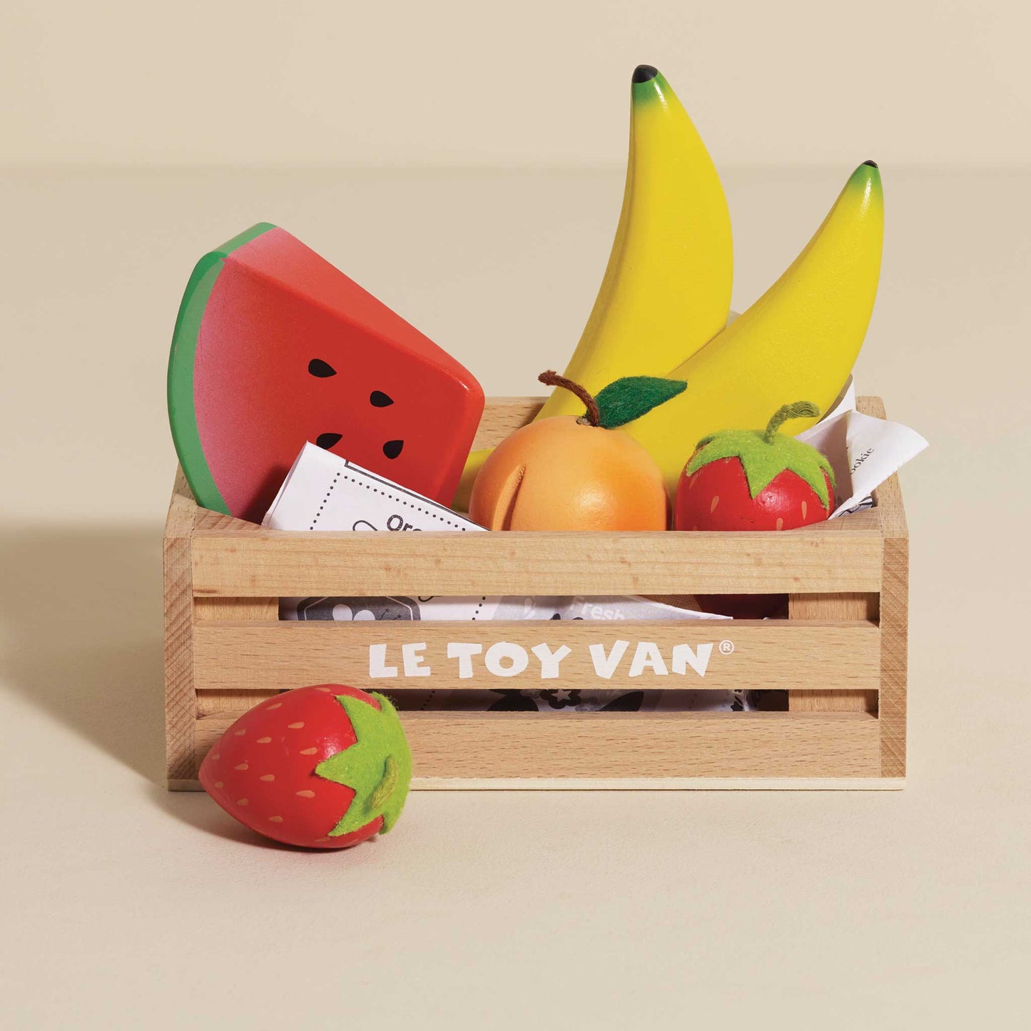 Le Toy Van - Smoothie Fruits Wooden Market Crate